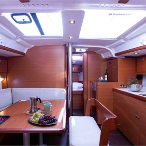 Fully Equipped kitchen with living room