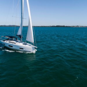 a boat in a body of water